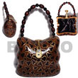 Summer Accessories Collectible Handcarved SMRAC012ACBAG Summer Beach Wear Accessories Acacia Hand Bags