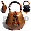 Summer Accessories Collectible Handcarved SMRAC025ACBAG Summer Beach Wear Accessories Acacia Hand Bags