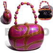 Summer Accessories Collectible Handcarved SMRAC039ACBAG Summer Beach Wear Accessories Acacia Hand Bags