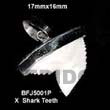 Summer Accessories X Shark Teeth Pendant Summer SMRAC5001P Summer Beach Wear Accessories Bone Pendants