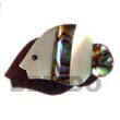Summer Accessories Inlaid Fish Troca pawa Brooch SMRAC003BP Summer Beach Wear Accessories Brooch