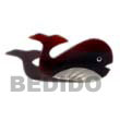 Summer Accessories Inlaid Whale Troca black Tab SMRAC007BP Summer Beach Wear Accessories Brooch