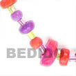 Summer Accessories 2-3   4-5 Red-violoet Pokalet SMRAC078BR Summer Beach Wear Accessories Coco Bracelets