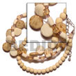 Summer Accessories 3 Rows Sidedrill Coco SMRAC484BR Summer Beach Wear Accessories Coco Bracelets