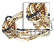 Summer Accessories 2-3 Mm 5 Rows Coco Pokalet SMRAC5009BR Summer Beach Wear Accessories Coco Bracelets