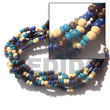 Summer Accessories 2-3 Mm 5 Rows Coco Pokalet SMRAC5014BR Summer Beach Wear Accessories Coco Bracelets