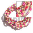 Summer Accessories 2-3 Mm 5 Rows Coco Pokalet SMRAC5024BR Summer Beach Wear Accessories Coco Bracelets