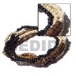 Summer Accessories 2-3 Mm 5 Rows Coco Pokalet SMRAC5041BR Summer Beach Wear Accessories Coco Bracelets