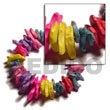 Summer Accessories Multicolored Elastic Coco SMRAC5071BR Summer Beach Wear Accessories Coco Bracelets