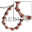 Summer Accessories Tan Sq. Cut Coco & Pink SMRAC5083BR Summer Beach Wear Accessories Coco Bracelets