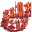 Summer Accessories Orange Coco Stick & Coco SMRAC5088BR Summer Beach Wear Accessories Coco Bracelets