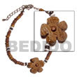 Summer Accessories 2-3mm Coco Pokalet. Nat. SMRAC967BR Summer Beach Wear Accessories Coco Bracelets