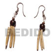 Summer Accessories Coco Indian Stick   Wood SMRAC1007ER Summer Beach Wear Accessories Coco Earrings
