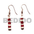 Summer Accessories Dangling Maroon 4-5 Coco SMRAC294ER Summer Beach Wear Accessories Coco Earrings