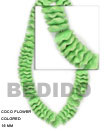 Summer Accessories 15mm Coco Flower Beads Neon SMRAC001FL Summer Beach Wear Accessories Coco Necklace