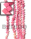 Summer Accessories 8x8mm Banig Coco Dyed In Pink SMRAC010CSPS Summer Beach Wear Accessories Coco Necklace