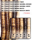 Summer Accessories 7-8mm Coco Heishe Black SMRAC013CH_V4 Summer Beach Wear Accessories Coco Necklace