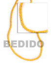 Summer Accessories 2-3 Mm Golden Yellow Coco SMRAC017PT Summer Beach Wear Accessories Coco Necklace