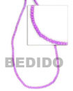 Summer Accessories 2-3 Mm Lavender Coco Pokalet SMRAC018PT Summer Beach Wear Accessories Coco Necklace