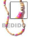 Summer Accessories 4-5 Tiger Pokalet In Heishe SMRAC190NK Summer Beach Wear Accessories Coco Necklace
