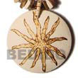 Summer Accessories 50mm Round Coco Pendant   SMRAC276P Summer Beach Wear Accessories Coco Pendants