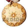 Summer Accessories 50mm Round Coco Pendant   SMRAC343P Summer Beach Wear Accessories Coco Pendants