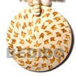 Summer Accessories 50mm Round Coco Pend.   SMRAC349P Summer Beach Wear Accessories Coco Pendants