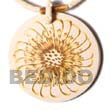 Summer Accessories 50mm Round Coco Pendant   SMRAC358P Summer Beach Wear Accessories Coco Pendants