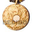 Summer Accessories 50mm Round Coco Pendant   SMRAC370P Summer Beach Wear Accessories Coco Pendants