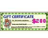 Summer Accessories Gift Certificate Worth $200 SMRACT200 Summer Beach Wear Accessories Gift Certificates Vouchers