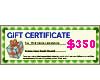 Summer Accessories Gift Certificate Worth $350 SMRACT350 Summer Beach Wear Accessories Gift Certificates Vouchers