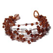 Summer Accessories 8 Rows Copper Wire Cuff SMRAC5208BR Summer Beach Wear Accessories Glass Beads Bracelets