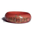 Summer Accessories Light Red Mahogany Tone   SMRAC430BL Summer Beach Wear Accessories Hand Painted Bangles