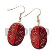 Summer Accessories Dangling Handpainted And SMRAC5596ER Summer Beach Wear Accessories Hand Painted Earrings