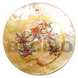 Summer Accessories Round 40mm mother of pearl   Handpainted SMRAC5269P Summer Beach Wear Accessories Hand Painted