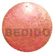 Summer Accessories Round 40mm Pink hammer shell SMRAC5342P Summer Beach Wear Accessories Hand Painted Pendant