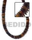 Summer Accessories 6mm Pokalet Horn Tiger Saucer SMRAC003BN Summer Beach Wear Accessories Horn Beads