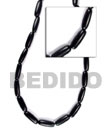 Summer Accessories Black Elongated Oblong Horn SMRAC017BN Summer Beach Wear Accessories Horn Beads