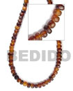 Summer Accessories Amber Horn Nuggets Thick In SMRAC021BN Summer Beach Wear Accessories Horn Beads