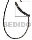 Summer Accessories Black Horn Rice Beads 4x12mm SMRAC025BN Summer Beach Wear Accessories Horn Beads