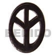 Summer Accessories Horn Peace Sign 45mm Pendants SMRAC5182P Summer Beach Wear Accessories Horn Pendants