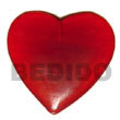 Summer Accessories Red Heart Horn 40mm Pendants SMRAC5204P Summer Beach Wear Accessories Horn Pendants