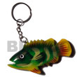 Summer Accessories Fish Hand Painted Wooden SMRAC024KC Summer Beach Wear Accessories Key Chain