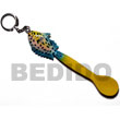 Summer Accessories Fish On Spoon Hand Painted SMRAC033KC Summer Beach Wear Accessories Key Chain