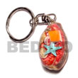 Summer Accessories Cowry Shell With Laminated SMRAC050KC Summer Beach Wear Accessories Key Chain