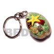 Summer Accessories Cowry Shell With Laminated SMRAC052KC Summer Beach Wear Accessories Key Chain