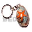 Summer Accessories Cowry Shell With Laminated SMRAC053KC Summer Beach Wear Accessories Key Chain