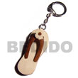 Summer Accessories 60mmx25mm Polished Wooden SMRAC068KC Summer Beach Wear Accessories Key Chain