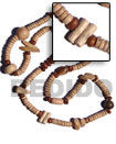 Summer Accessories  inchesBohemian inches- Asstd. Wood Beads SMRAC1859NK Summer Beach Wear Accessories Ladies Long