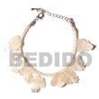 Summer Accessories White Macramie   Dangling SMRAC395BR Summer Beach Wear Accessories Macrame Bracelets